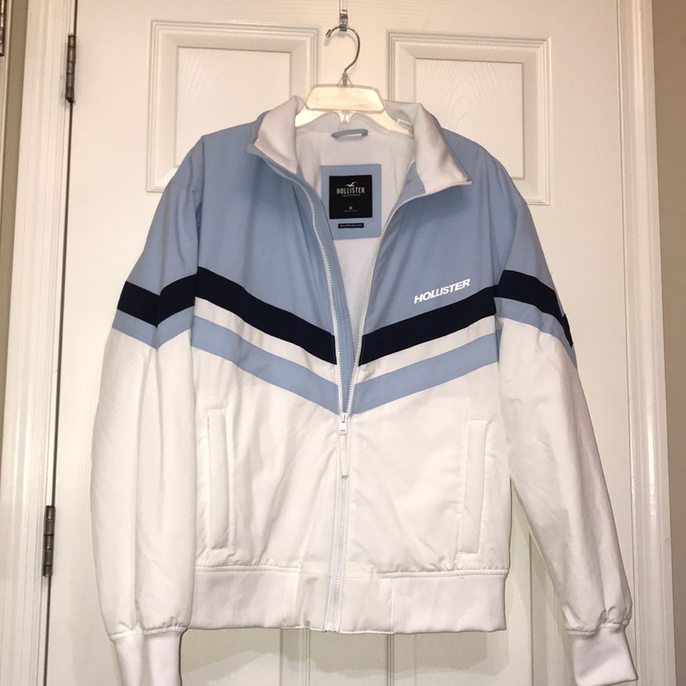 Hollister bomber jacket.